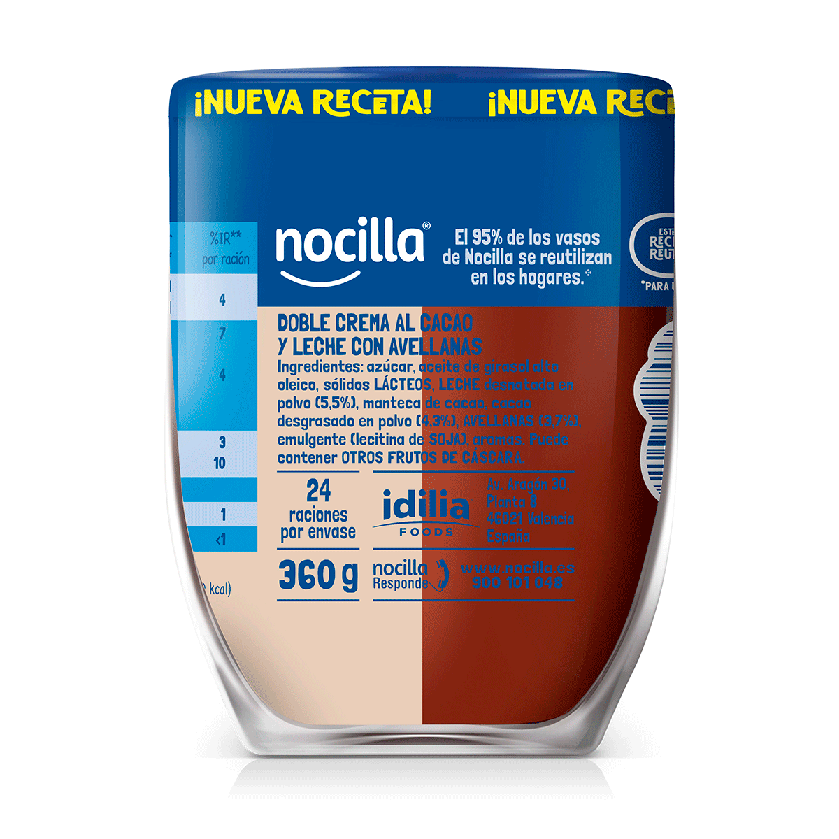 CREMA DE CACAO CHOCOLECHE 360 G.