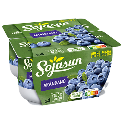 POSTRE DE SOJA CON AR&Aacute;NDANOS 100 G. PACK 4