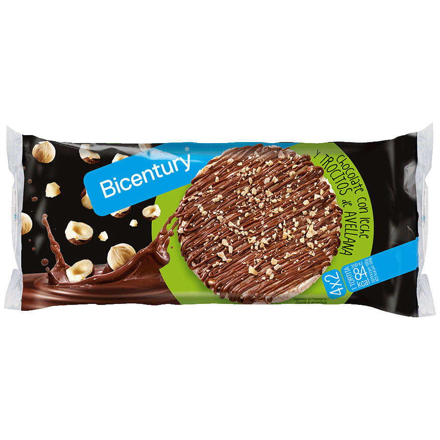 TORTITAS DE CHOCOLATE CON AVELLANAS PACK 4