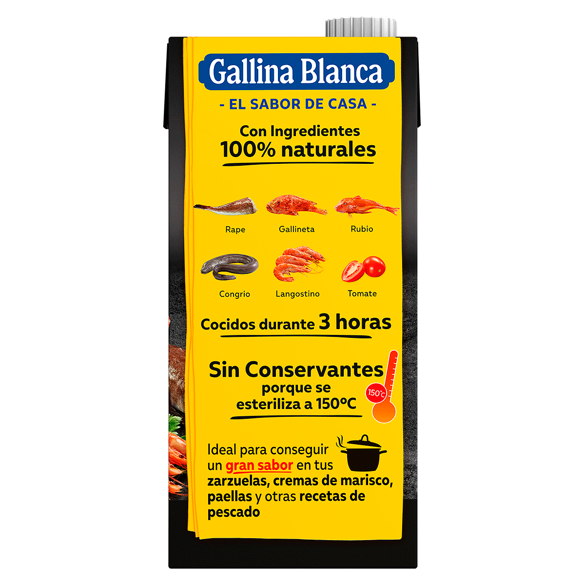 FUMET DE PESCADO 100% NATURAL 1 LITRO