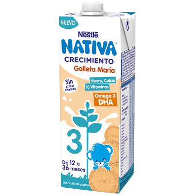 LECHE NATIVA CON GALLETA MAR&Iacute;A 1 LITRO