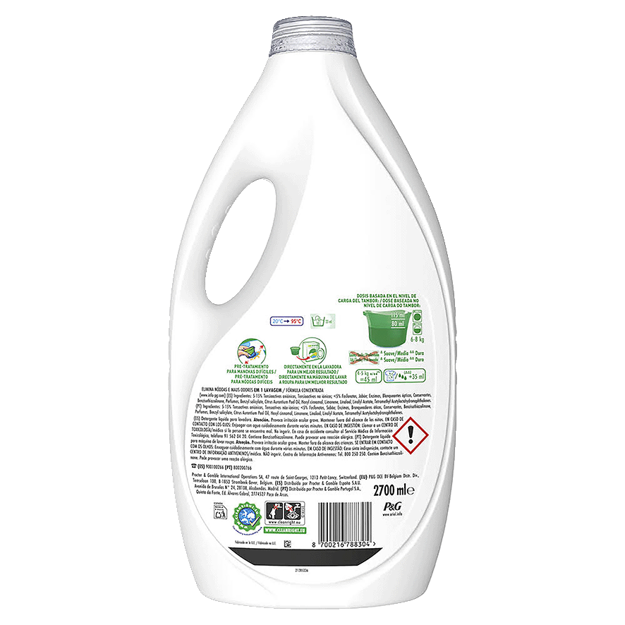 DETERGENTE L&Iacute;QUIDO ORIGINAL 60 LAVADOS