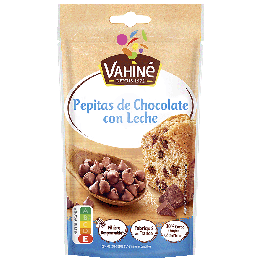 PEPITAS DE CHOCOLATE CON LECHE 100 G.