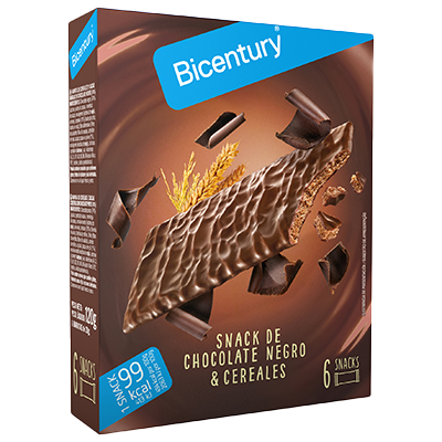 SNACKS DE CHOCOLATE NEGRO 120 G.