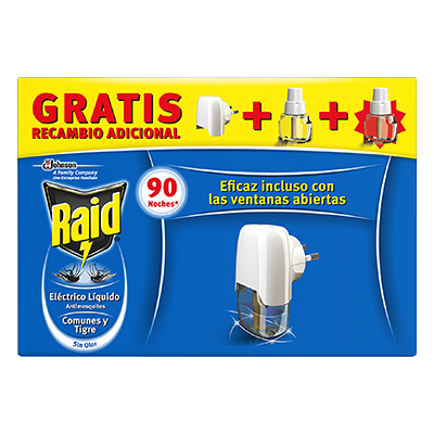 ANTIMOSQUITOS EL&Eacute;CTRICO L&Iacute;QUIDO APARATO + 2 RECAMBIOS