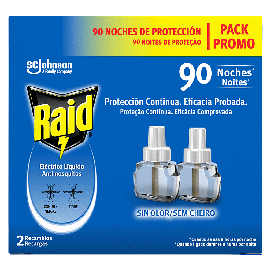INSECTICIDA EL&Eacute;CTRICO L&Iacute;QUIDO 60 NOCHES 2 RECAMBIOS