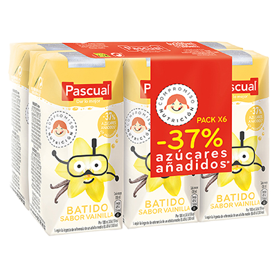 BATIDO SABOR VAINILLA 20 CL. PACK 6