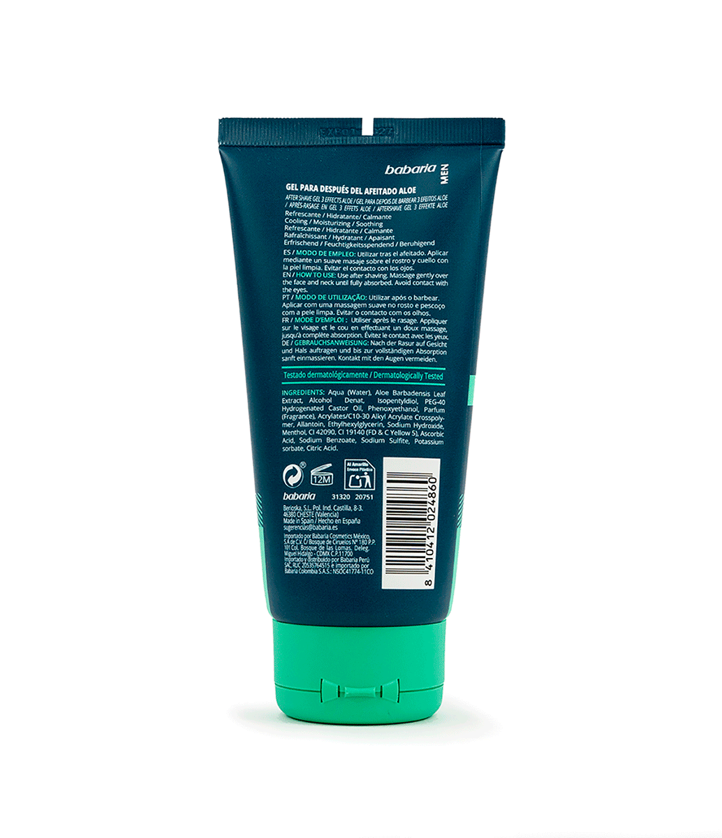 AFTER SHAVE GEL ALOE 150 ML.