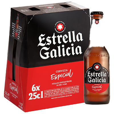 CERVEZA 25 CL. PACK 6
