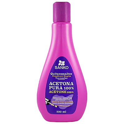 ACETONA PURA 100% 200 ML.