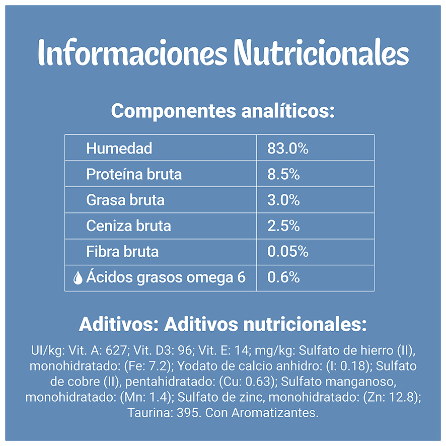 COMIDA DE PESCADO PARA GATOS 85 G. PACK 4