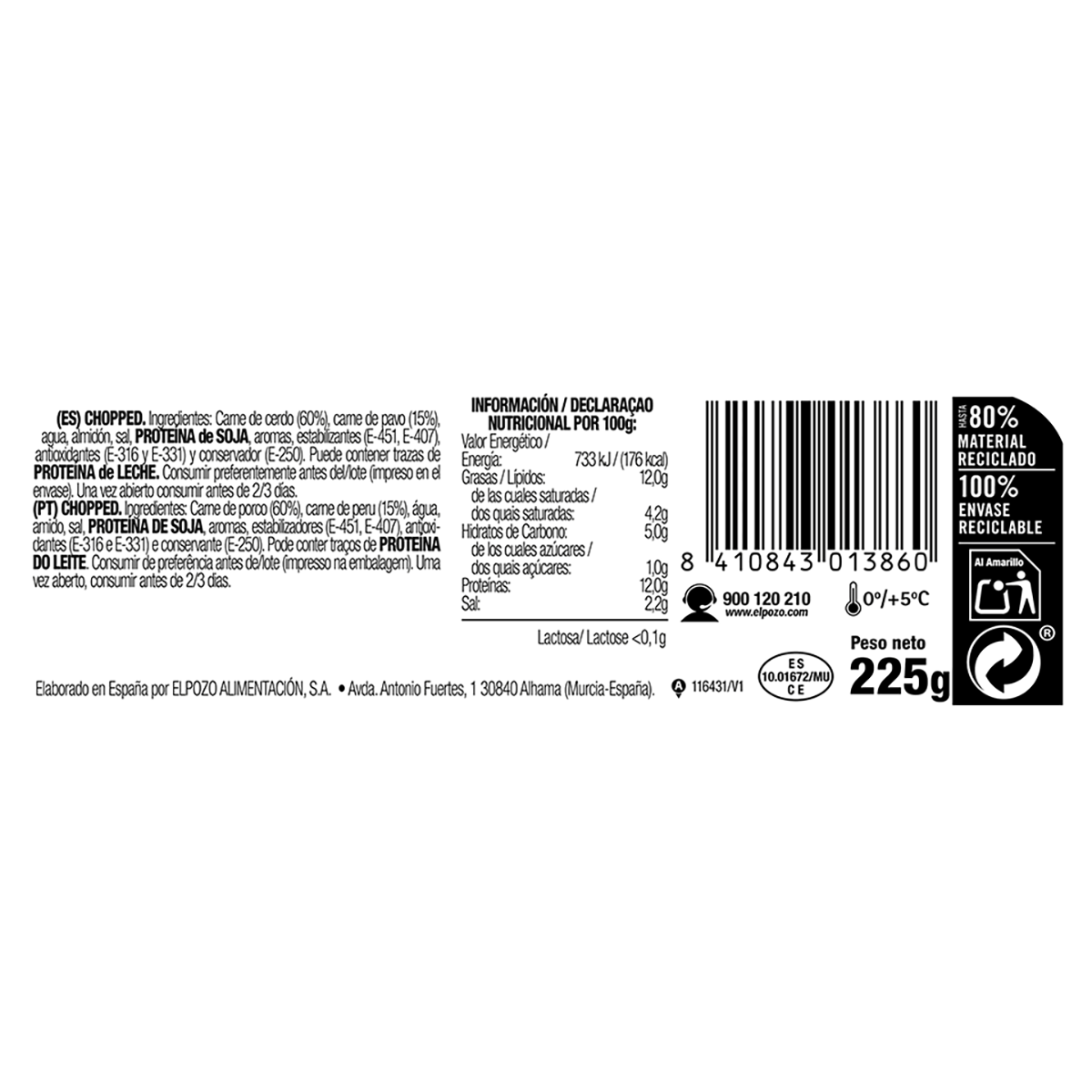 CHOPPED PORK  200 G.