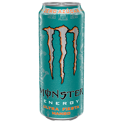 BEBIDA ENERG&Eacute;TICA ULTRAFIESTA MANGO ZERO 50 CL.