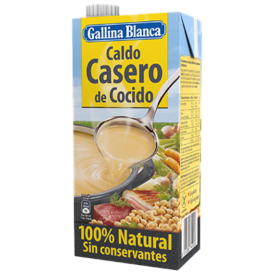 CALDO CASERO DE COCIDO 100% NATURAL 1 LITRO