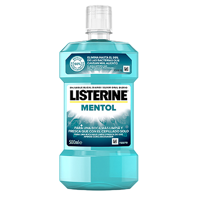 ENJUAGUE BUCAL MENTOL 500 ML.
