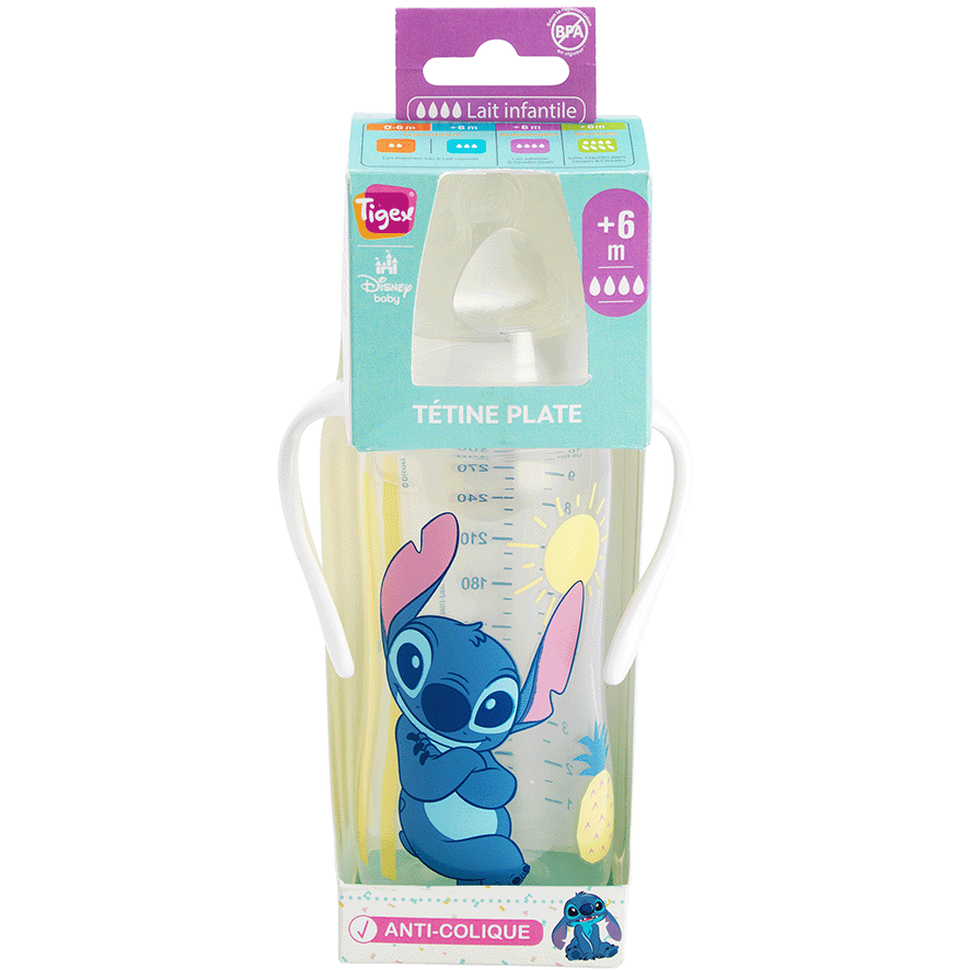 BIBER&Oacute;N ANTI-C&Oacute;LICOS STITCH + 6 MESES 1 UNIDAD