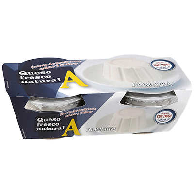 QUESO FRESCO 250 GRS. PACK 2