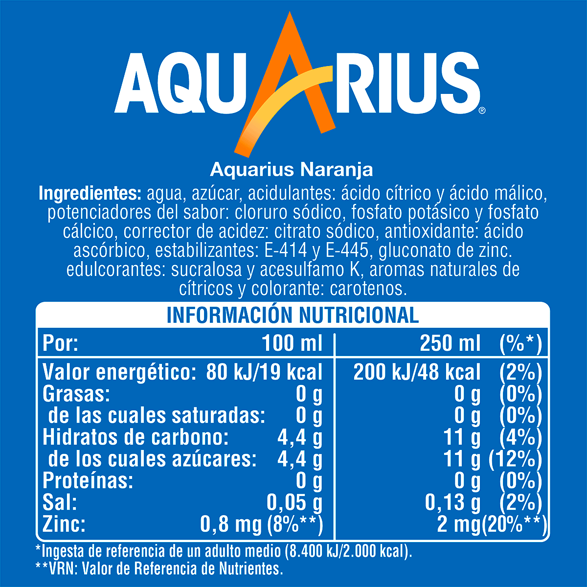 BEBIDA ISOT&Oacute;NICA DE NARANJA 1,5 LITROS