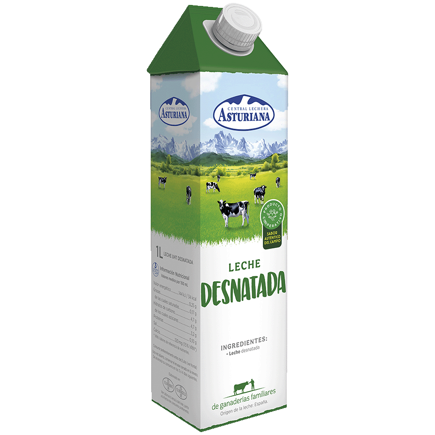 LECHE DESNATADA 1 LITRO