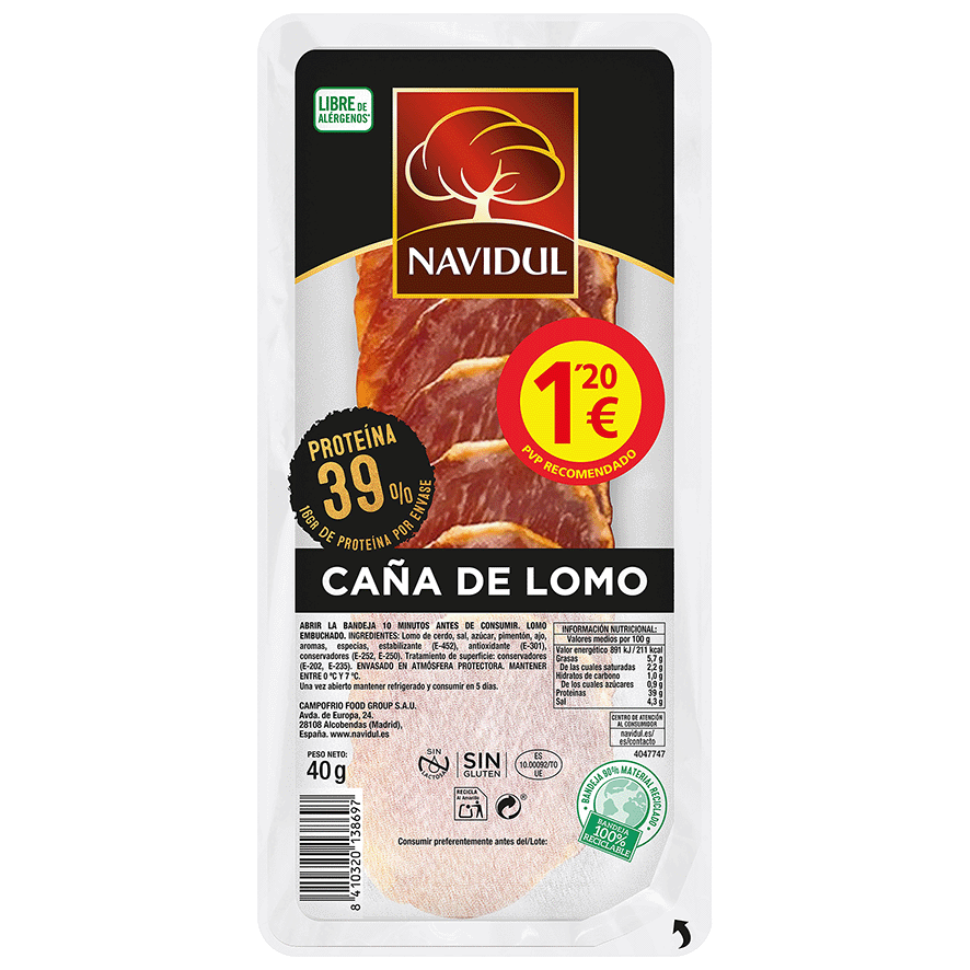 CA&Ntilde;A DE LOMO 40 G.