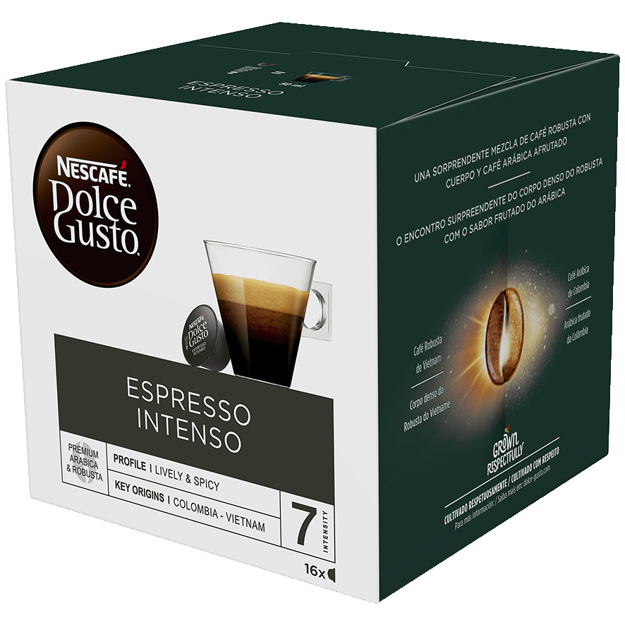 CAF&Eacute; ESPRESSO INTENSO DOLCE GUSTO 16 CAPSULAS