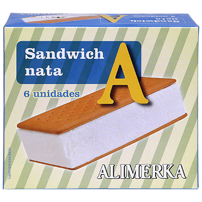 HELADO SANDWICH DE NATA PACK 6