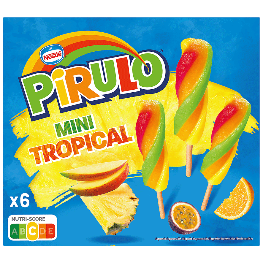MINI PIRULO TROPICAL 6 UDS.