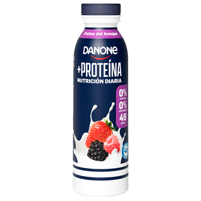 YOGUR L&Iacute;QUIDO +PROTE SABOR FRUTOS BOSQUE 270 ML.