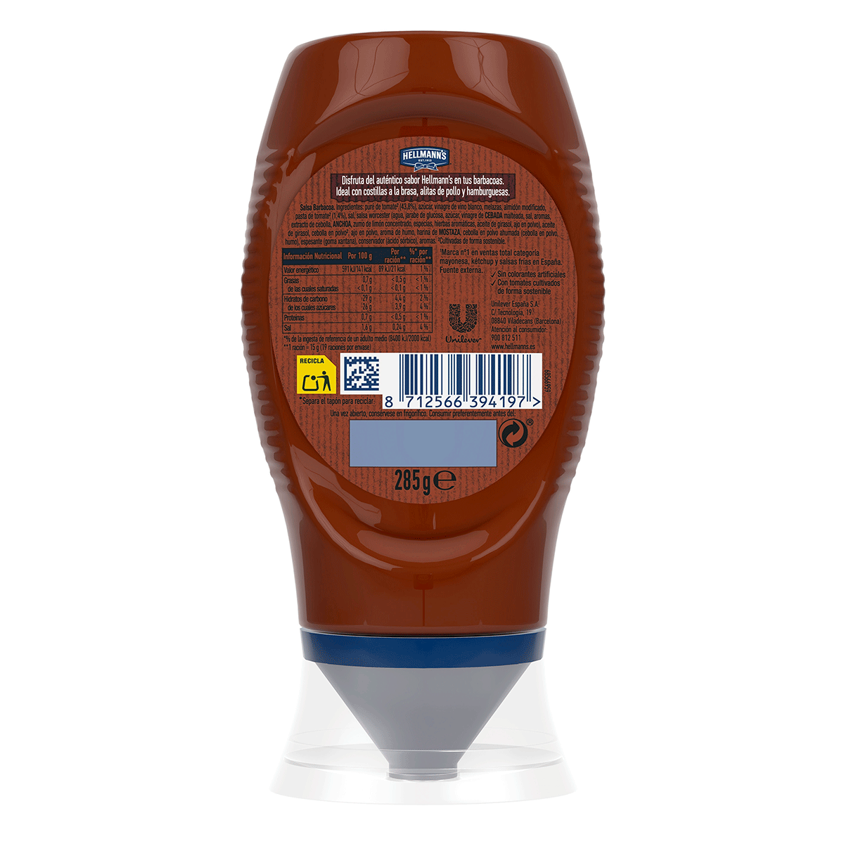 SALSA BARBACOA 250 ML.