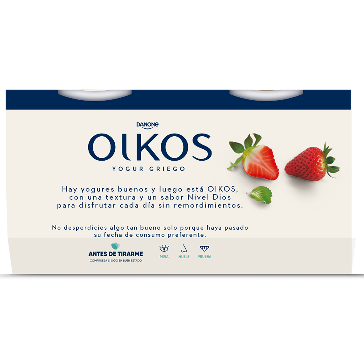 YOGUR GRIEGO CON FRESAS 110 G. PACK 4