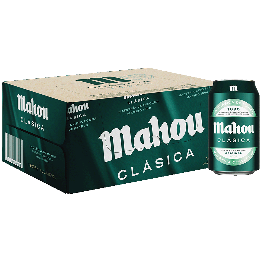 CERVEZA CL&Aacute;SICA 33 CL. PACK 12