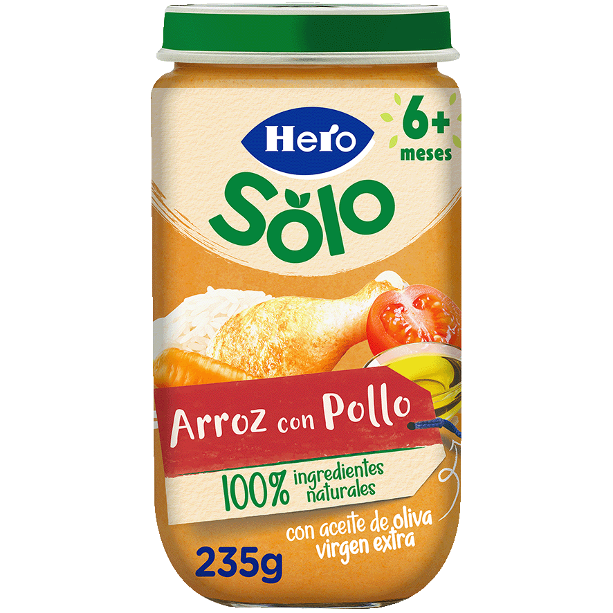 TARRITO DE POLLO Y ARROZ 235 G.