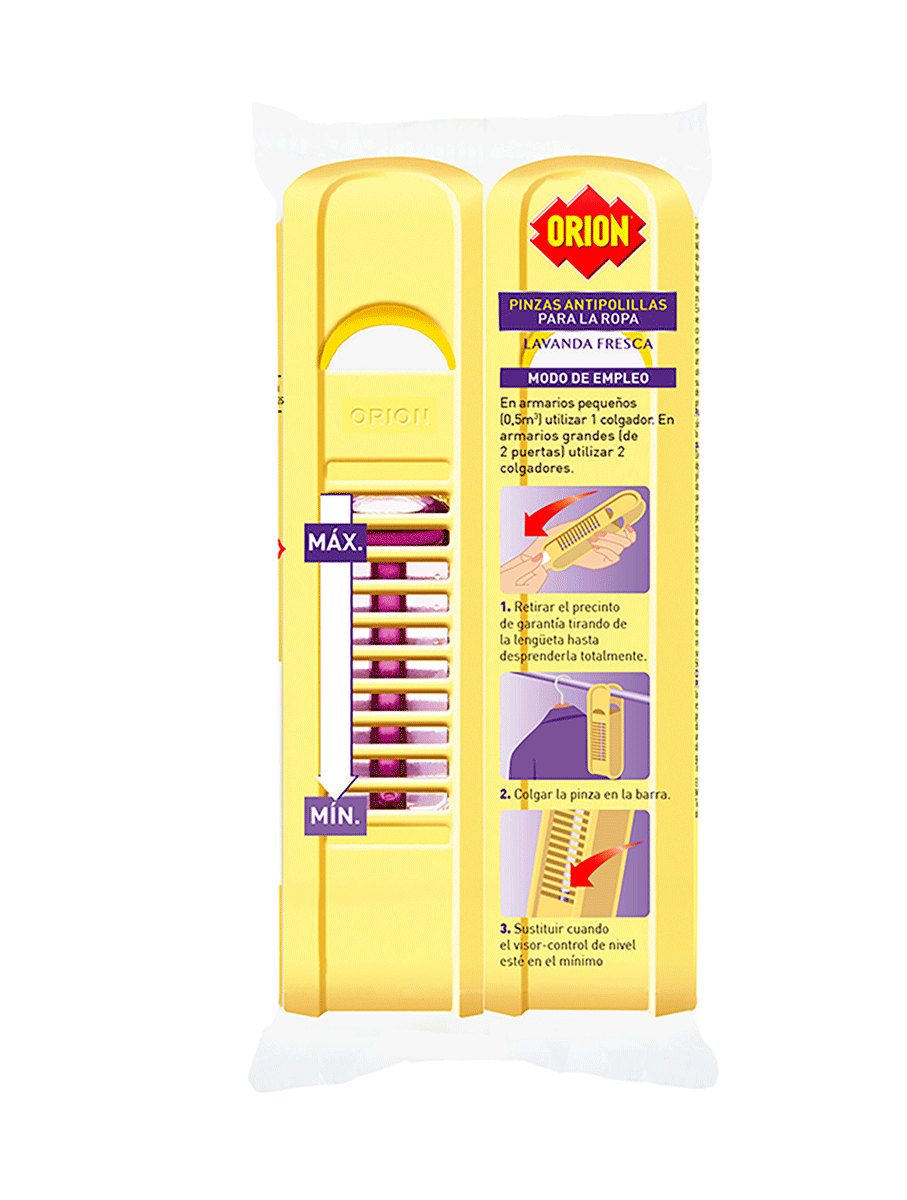 ANTIPOLILLA PINZA DE LAVANDA 2 UNIDAD
