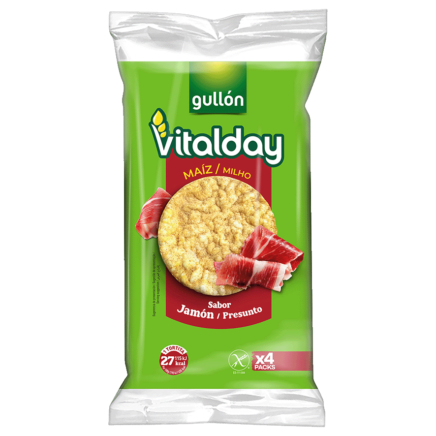 TORTITAS DE MAIZ Y JAM&Oacute;N IB&Eacute;RICO 25,7 G. PACK 4