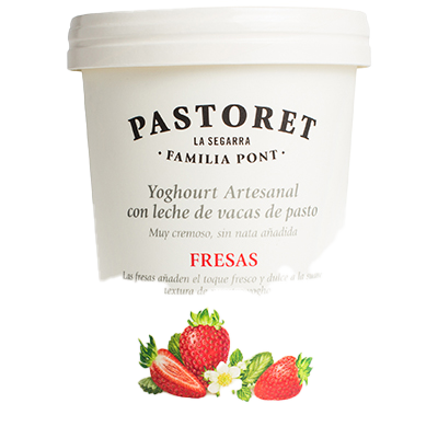 YOGUR CON FRESAS 500 G.