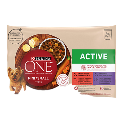 COMIDA PARA PERROS ACTIVE 85 G. PACK 4