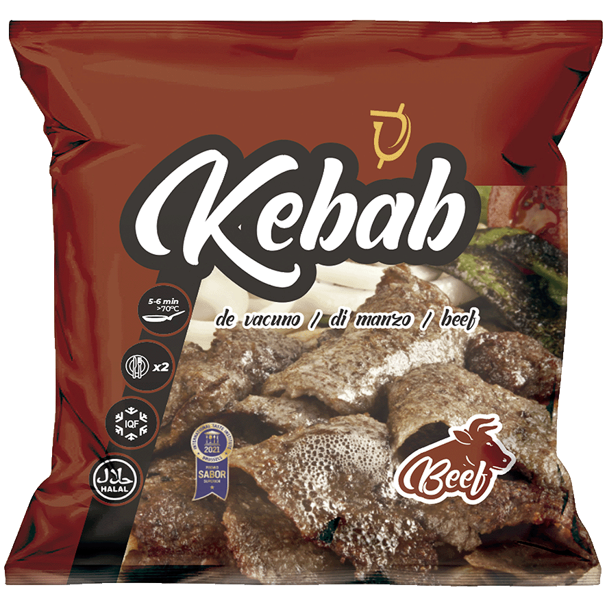 LONCHEADO KEBAB DE VACUNO 250 G.