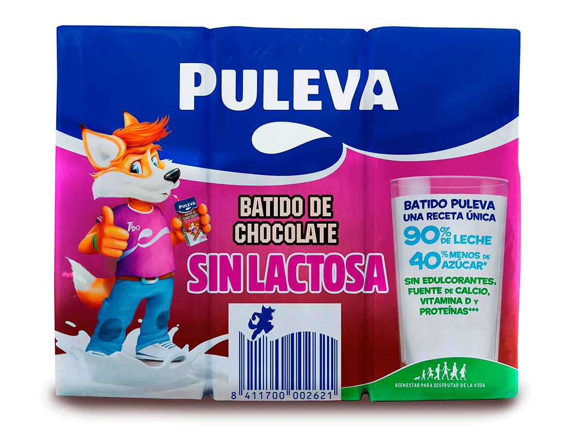 BATIDO DE CHOCOLATE SIN LACTOSA 20 CL. PACK 6