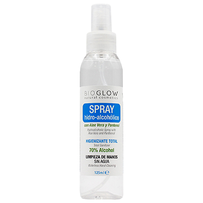 SPRAY HIDRO-ALCOHOLICO CON ALOE VERA 125 ML.