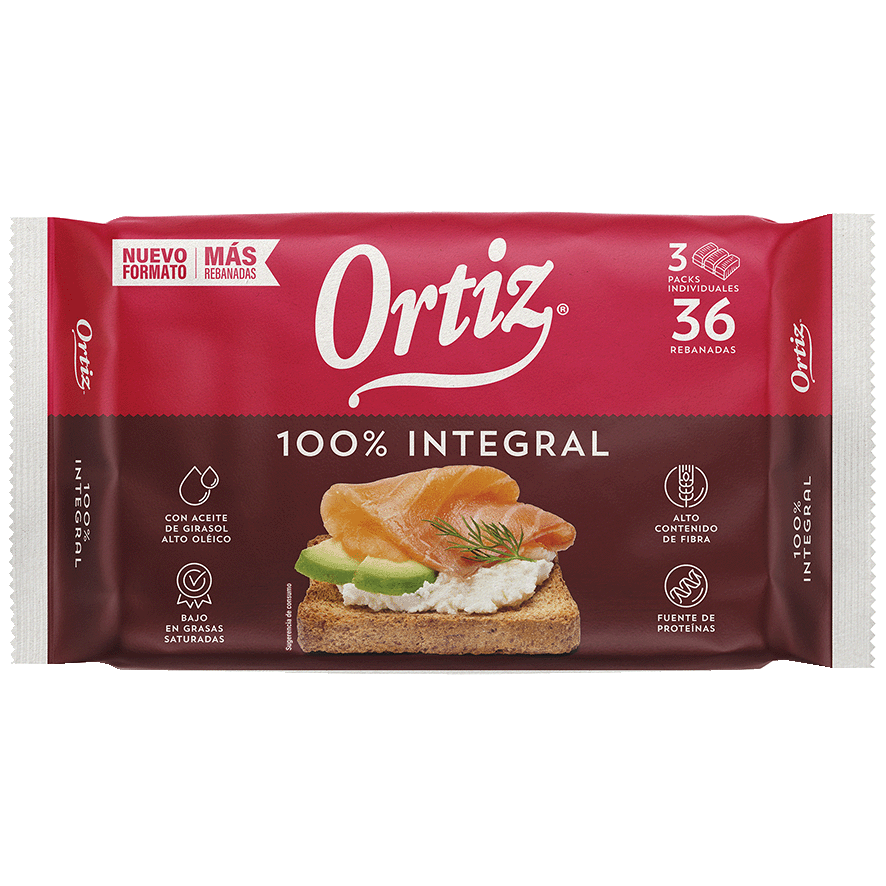 PAN TOSTADO INTEGRAL 320 G.