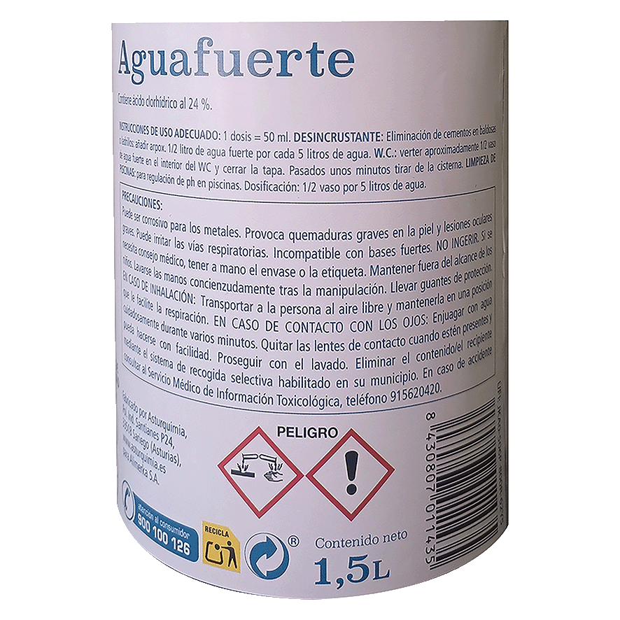 AGUAFUERTE 1,5 LITROS