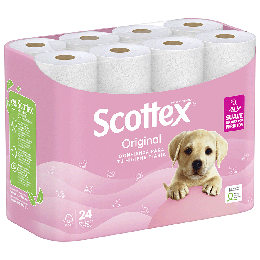 PAPEL HIGI&Eacute;NICO ORIGINAL 24 ROLLOS
