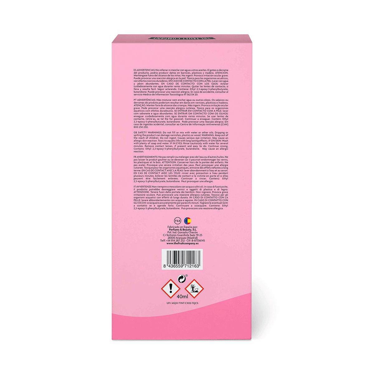 AMBIENTADOR MIKADO FRESA Y NATA 40 ML.