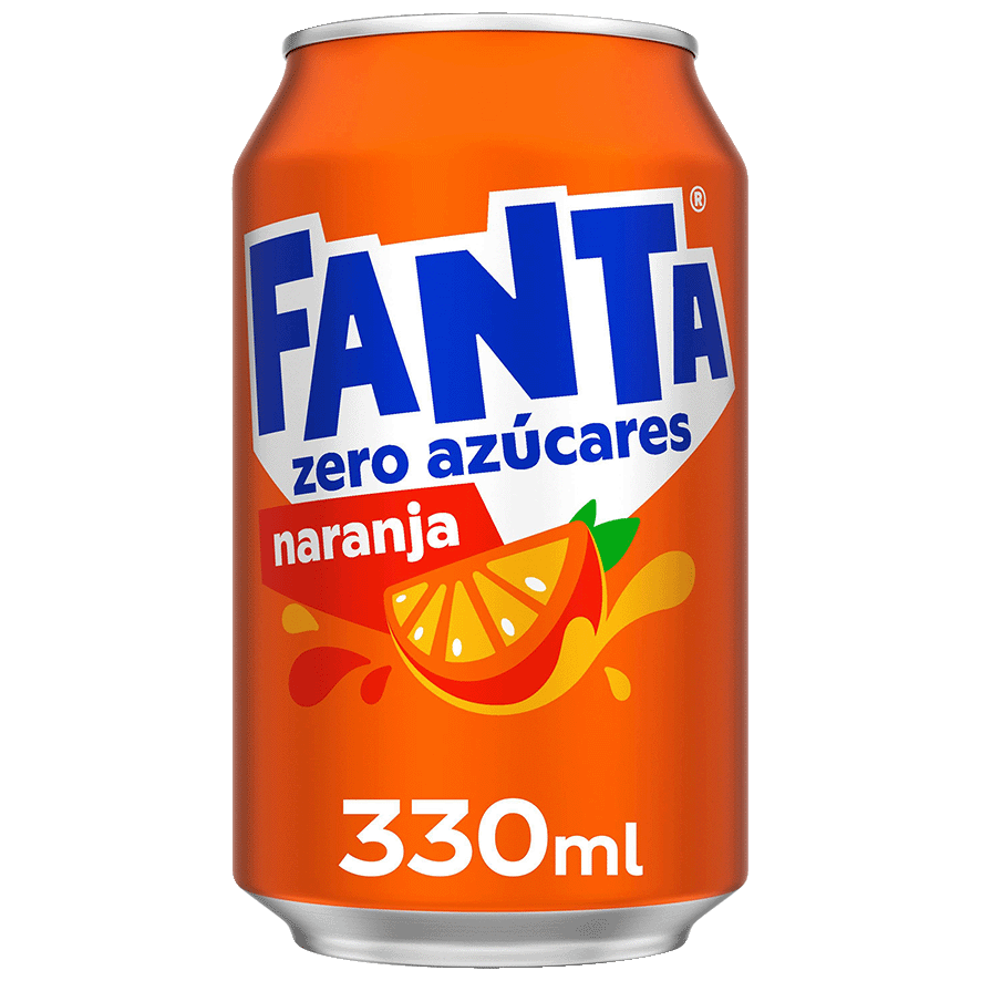 REFRESCO DE NARANJA ZERO 33 CL.