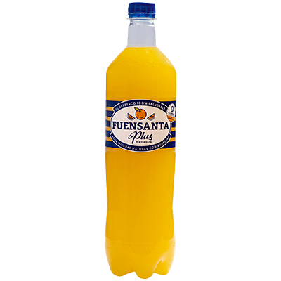 AGUA CON GAS SABOR NARANJA 1 LITRO
