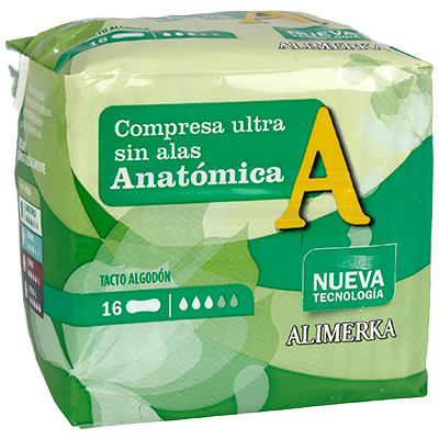 COMPRESA ULTRA NORMAL, 16 UDS.