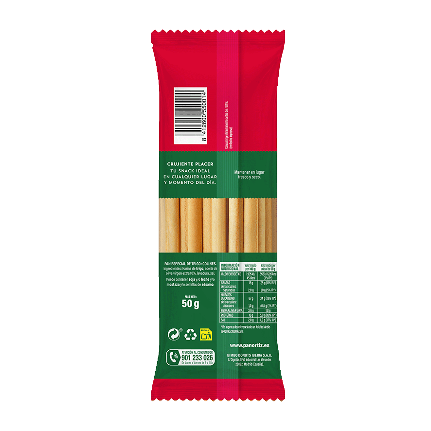 PALITOS CON ACEITE DE OLIVA 30 UDS.