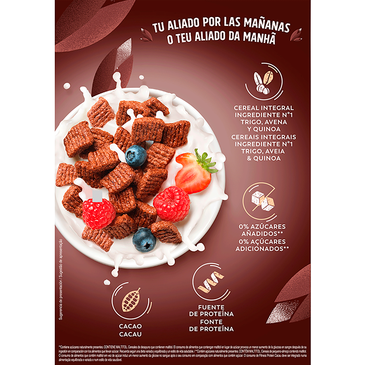 CEREALES DE PROTEINA CON CACAO 310 G.