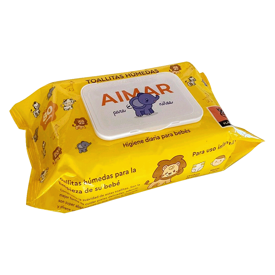 TOALLITAS H&Uacute;MEDAS PARA NI&Ntilde;OS 80 UDS.