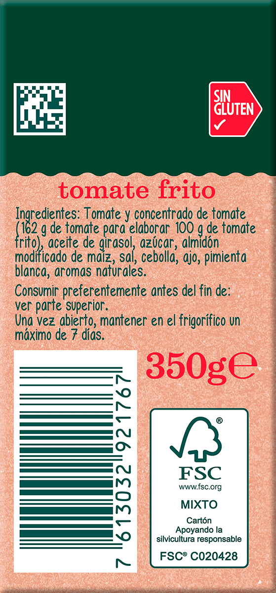 TOMATE FRITO 350 GRS.